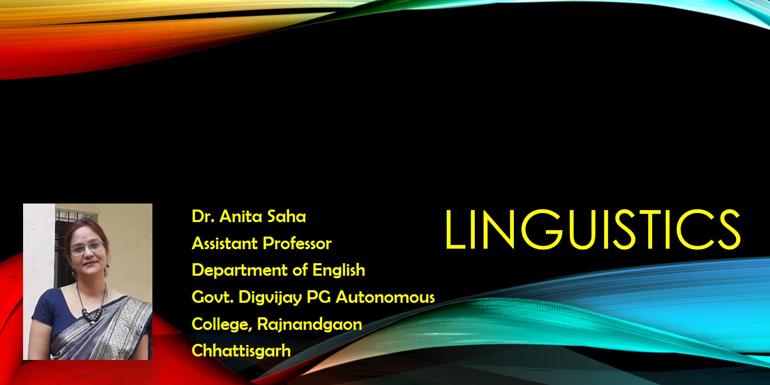 Course Image MeCL1413:Arts and Humanities:English,Dr. Anita Saha,Govt. Digvijay PG Autonomous College, Rajnandgaon