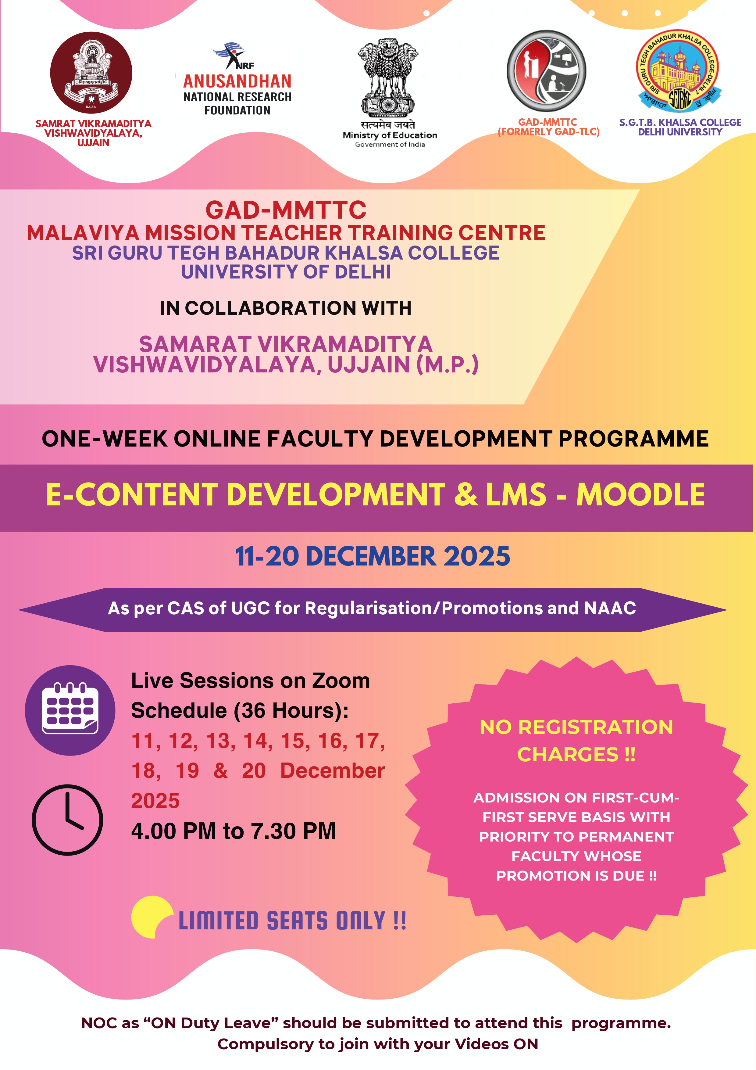 Course Image OFDP-22: E-CONTENT DEVELOPMENT & LMS - MOODLE