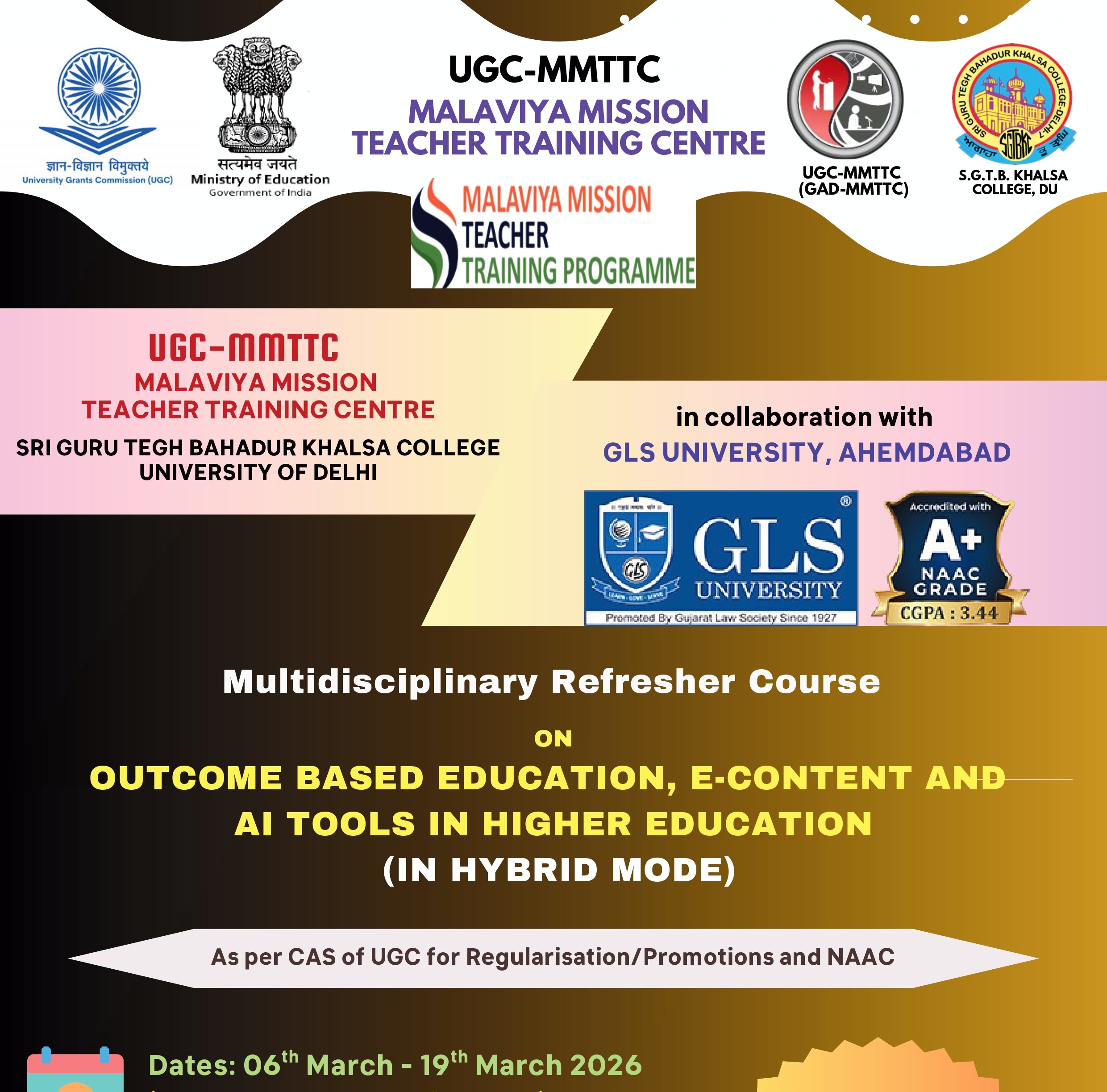 Course Image RRC-10: OUTCOME BASED EDUCATION, E-CONTENT AND AI TOOLS IN HIGHER EDUCATION