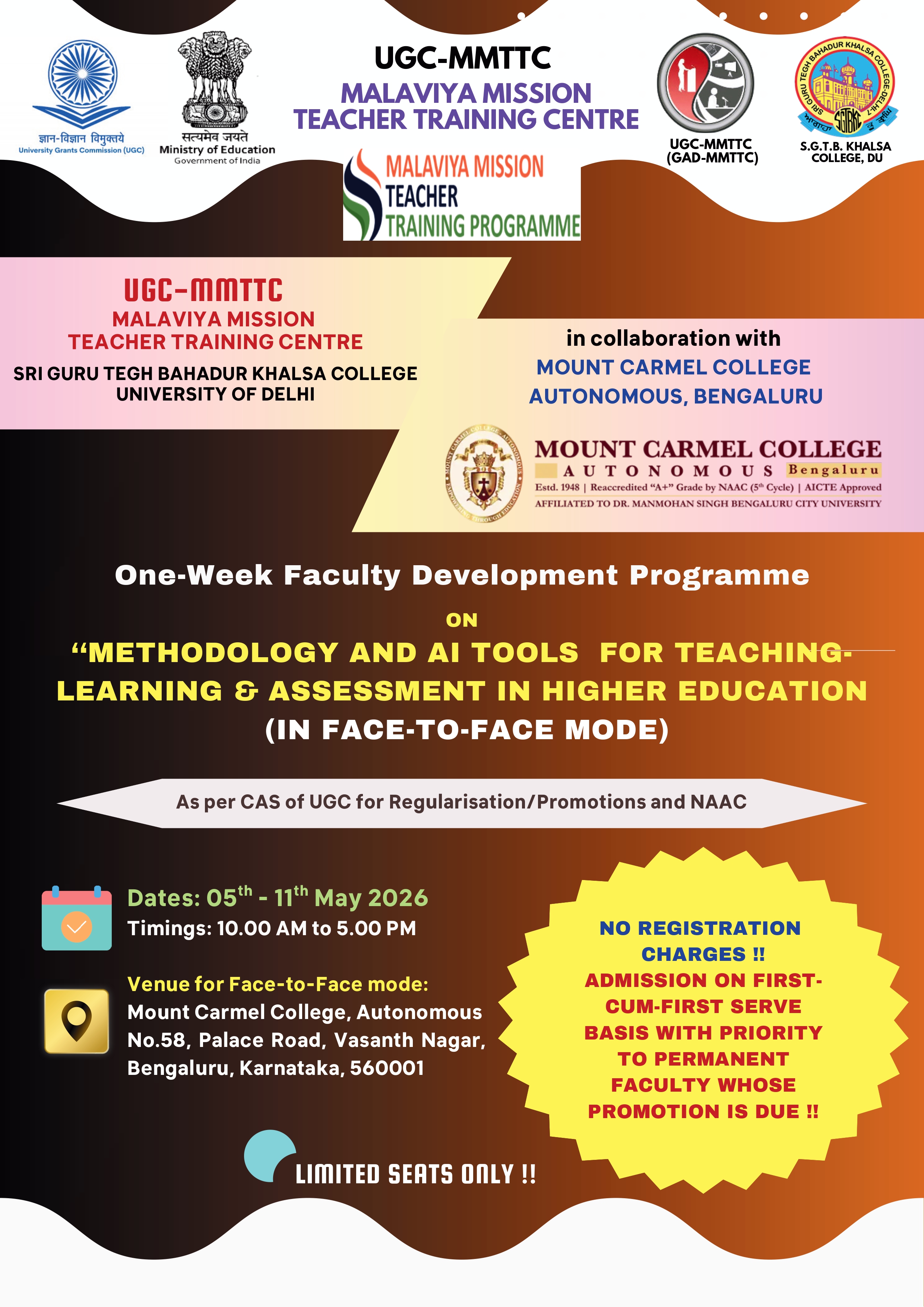 Course Image RFDP-001: METHODOLOGY AND AI TOOLS FOR TEACHINGLEARNING & ASSESSMENT IN HIGHER EDUCATION