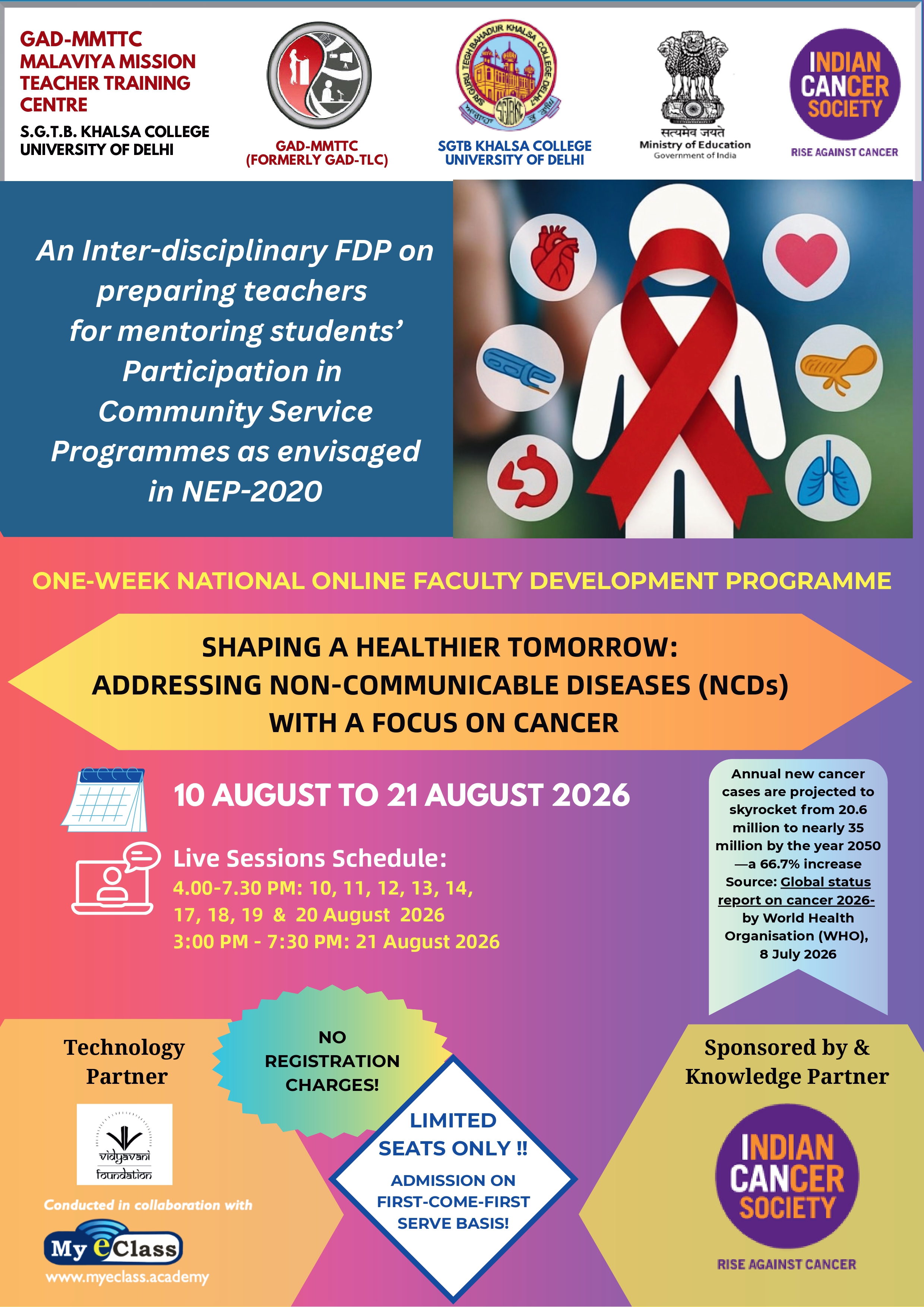Course Image OFDP-004: Shaping a Healthier Tomorrow: Addressing Non-Communicable Diseases (NCDS) With a Focus on Cancer
