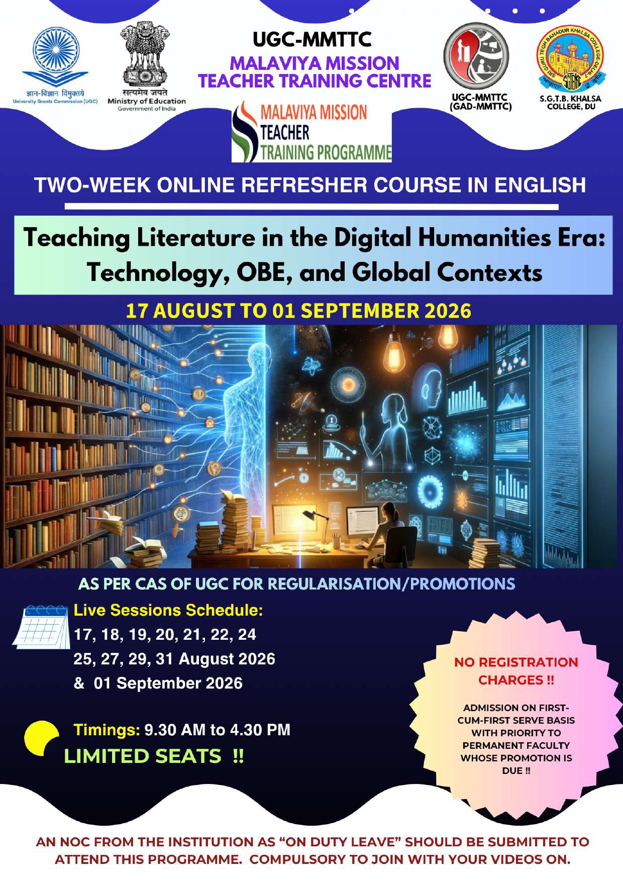 Course Image ORC- 004: Teaching Literature in the Digital Humanities Era: Technology, OBE, and Global Contexts